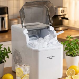ماكينة صنع الثلج الكهربائية — Silver Cerst Tools Ice Maker